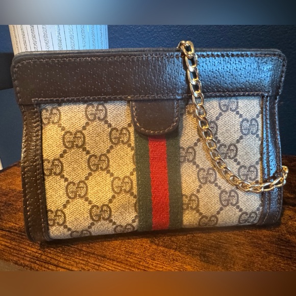 GUCCI Vintage Sherry Line Pouch - Picture 4 of 10